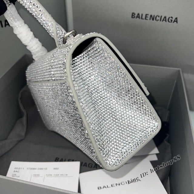 Balenciaga專櫃爆款燙磚重手工小號沙漏包手提包 巴黎世家Hourglass沙漏包 款號：8896 fyj1488